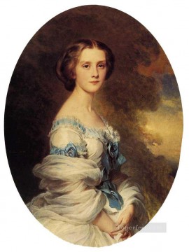 メラニー・ド・ビュシエール伯爵夫人エドモン・ド・プルタレスの王室肖像画フランツ・クサーヴァー・ウィンターハルター Oil Paintings
